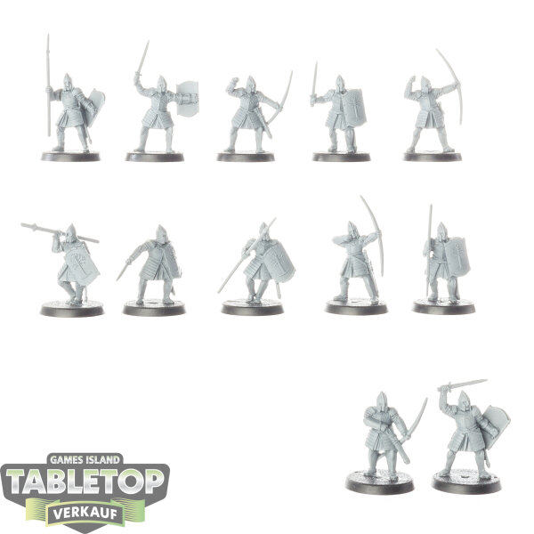 HdR Figuren - Gut - 12 Warriors of Minas Tirith - unbemalt