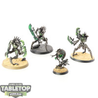Necrons - 3 Skorpekh Destroyers - teilweise bemalt