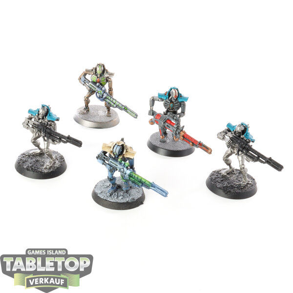 Necrons - 5 Deathmarks - teilweise bemalt
