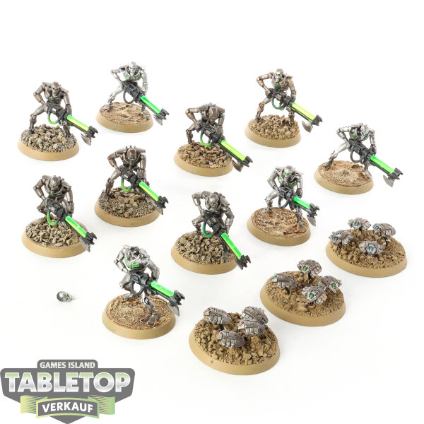 Necrons - 10 Necron Warriors classic - bemalt