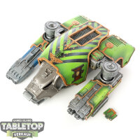 Horus Heresy - Mars Pattern Warhound Titan with Mega Bolter & Plasma Blastgun - teilweise bemalt