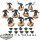 Space Wolves - 10 x Grey Hunters - teilweise gebaut
