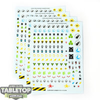 Chaos Space Marines - 4 Transfer Sheets - Sonstiges