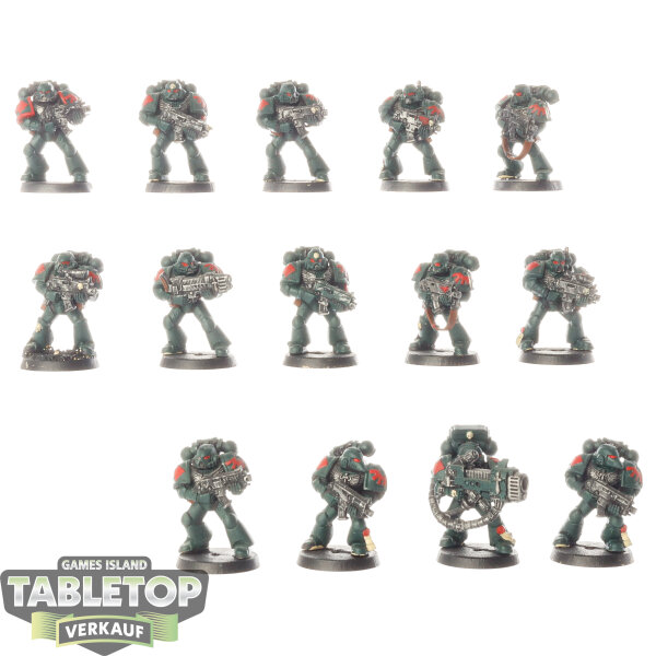 Dark Angels - 14x Tactical Squad - bemalt