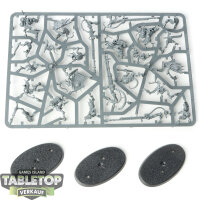 Skaven - 3 Warplock Jezzails - im Gussrahmen