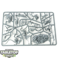 Skaven - Clawlord on Gnaw-beast - im Gussrahmen