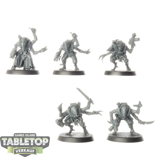 Genestealer Cults - 5x Hybrid Metamorphs - unbemalt