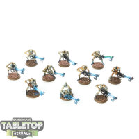 Necrons - 10 Necron Warriors - bemalt