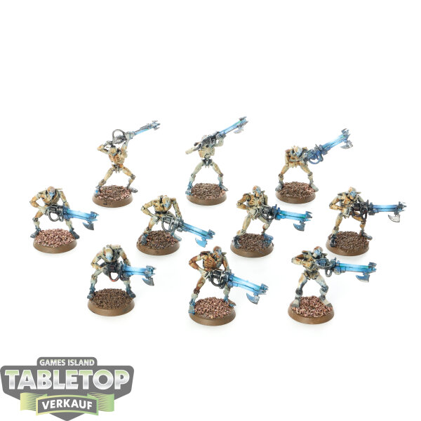 Necrons - 10 Necron Warriors - bemalt