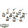 Necrons - 10 Necron Warriors - bemalt