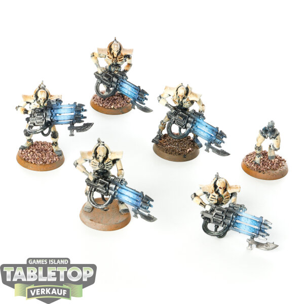Necrons - 5 Immortals - bemalt