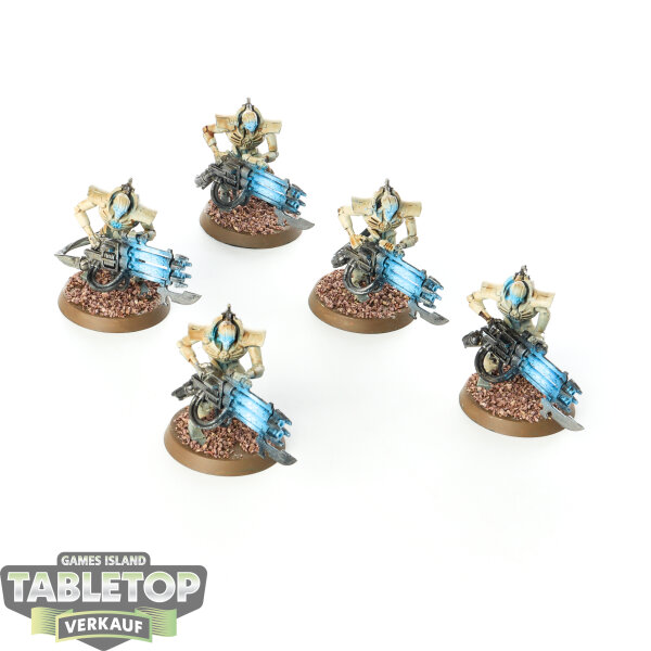 Necrons - 5 Immortals - bemalt