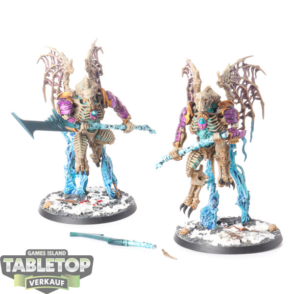 Ossiarch Bonereapers - 2 Morghast Archai - bemalt