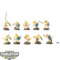Seraphon - 10 x Saurus Warriors - bemalt