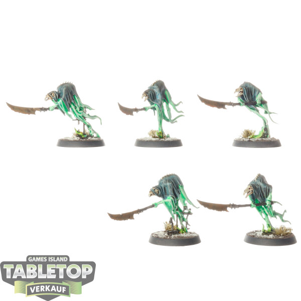 Nighthaunt - 5 x Glaivewraith Stalkers - bemalt