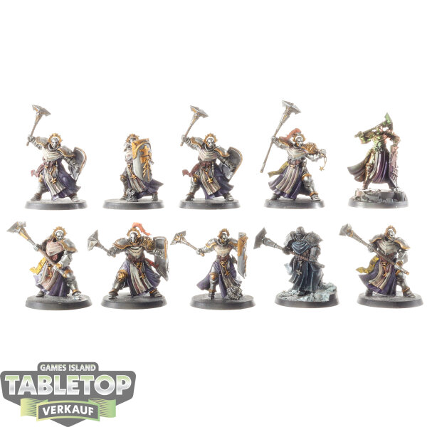 Stormcast Eternals - 10 x Sequitors - teilweise bemalt