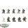 HdR Figuren - Gut - 10 x Warriors of Rohan klassisch - teilweise bemalt