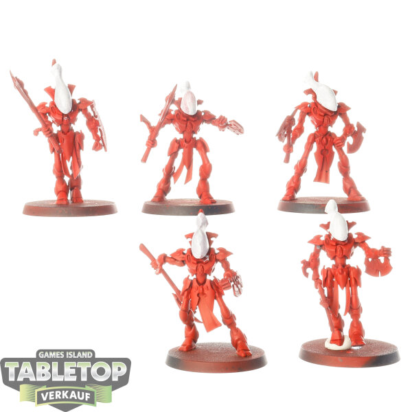 Aeldari - 5 Wraithblades - teilweise bemalt