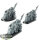 Dark Angels - 3x Ravenwing Black Knights - unbemalt