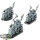 Dark Angels - 3x Ravenwing Black Knights - unbemalt