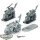 Dark Angels - 3x Ravenwing Bike Squadron - grundiert