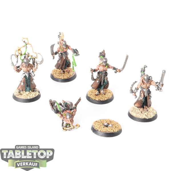 Drukhari - 5 Wracks classic - bemalt