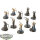 HdR Figuren - Gut - 10 Warriors of the Last Alliance - teilweise bemalt