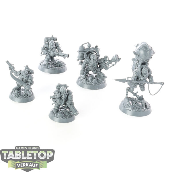 Warhammer Underworlds - 5 Thundriks Profiteers - unbemalt