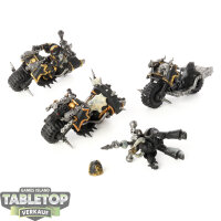Chaos Space Marines - 3 Chaos Bikers - bemalt