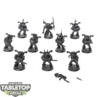 Chaos Space Marines - 10 Chaos Space Marines - grundiert