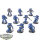 Space Marines - 10 Assault Intercessor Squad - teilweise bemalt