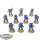 Space Marines - 10 Intercessors - teilweise bemalt