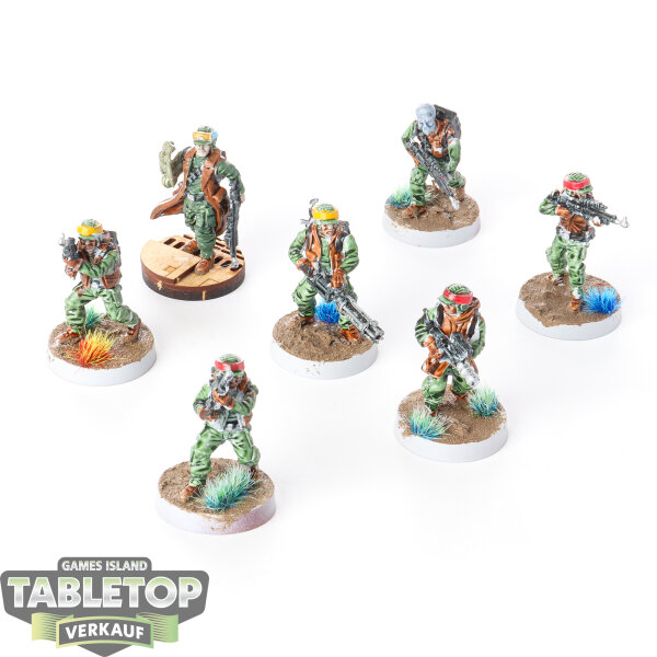 Rebellen - 7x Rebel Troopers - teilweise bemalt