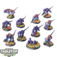 Tyraniden - 10x Termagants - teilweise bemalt