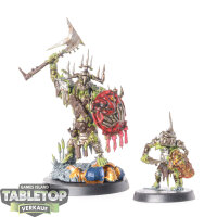 Orruk Warclans - Killaboss with Stab-grot - bemalt