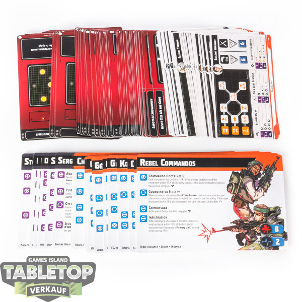 Star Wars: Legion - Diverse Cards - englisch