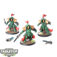 Adeptus Custodes - 3 x Allarus Custodians - bemalt