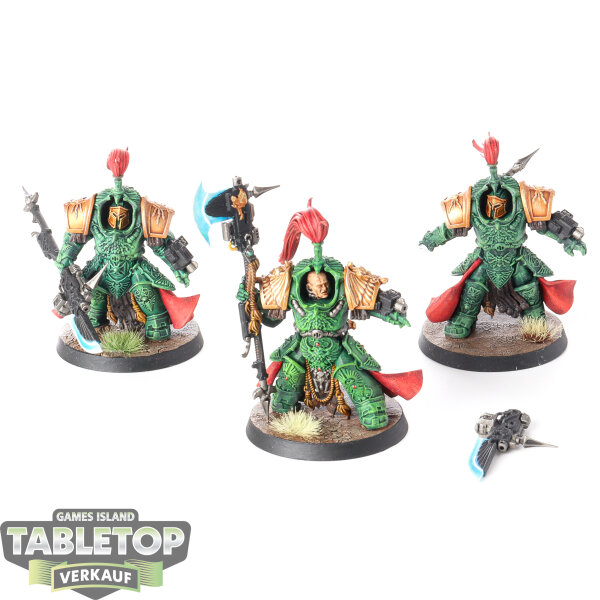 Adeptus Custodes - 3 x Allarus Custodians - bemalt