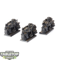 Chaos Space Marines - 3 x Chaos Bikers - grundiert