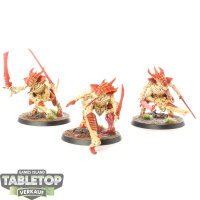 Tyraniden - 3 x Tyranid Warriors - bemalt