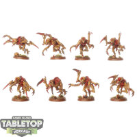 Tyraniden - 8 x Genestealers klassisch - bemalt