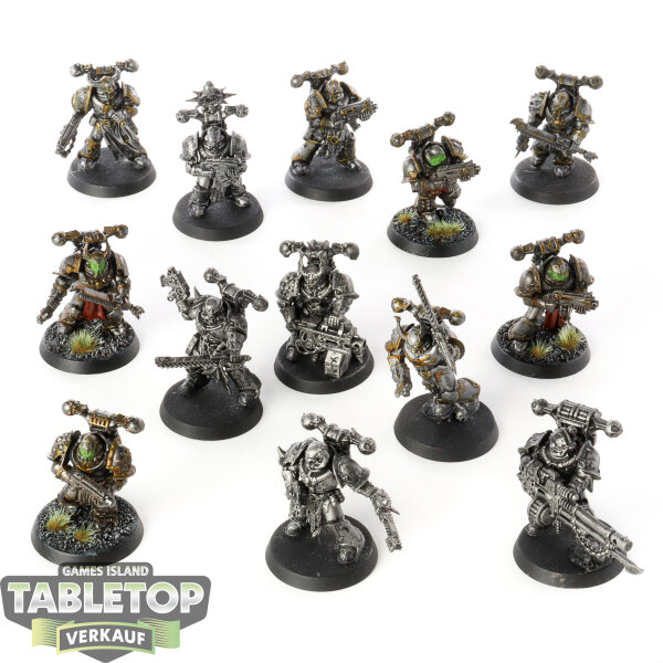 Chaos Space Marines - 13 Legionaries - teilweise bemalt