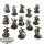 Chaos Space Marines - 13 Legionaries - teilweise bemalt