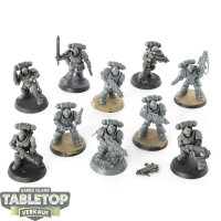 Space Marines - 10 Intercessors - teilweise bemalt