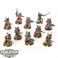 Adeptus Mechanicus - 10 Skitarii Vanguard - bemalt