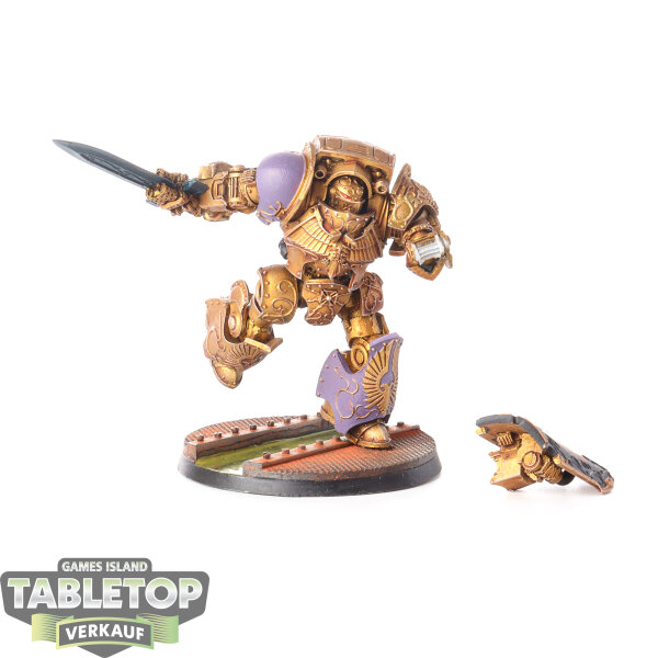 Adeptus Custodes - Legio Custodes Contemptor-Galatus Dreadnought - teilweise bemalt