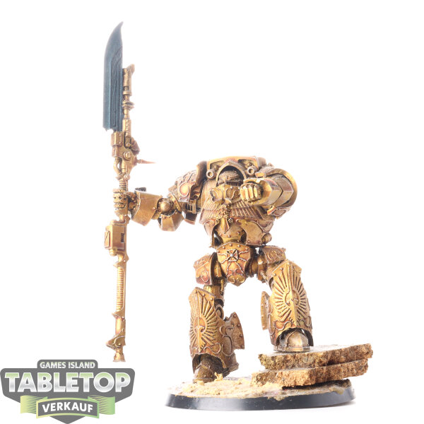 Adeptus Custodes - Legio Custodes Contemptor-Achillus Dreadnought - teilweise bemalt
