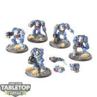 Ultramarines - 5 Terminator Squad classic - bemalt