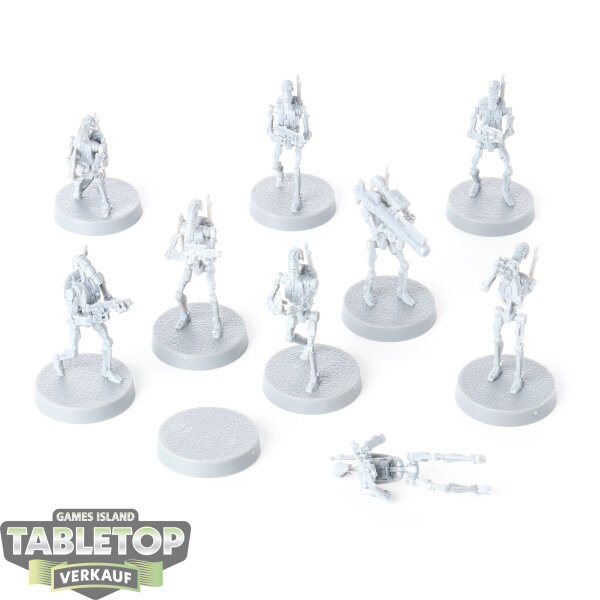 Separatisten Allianz - 9 B1 Battle Droids - unbemalt