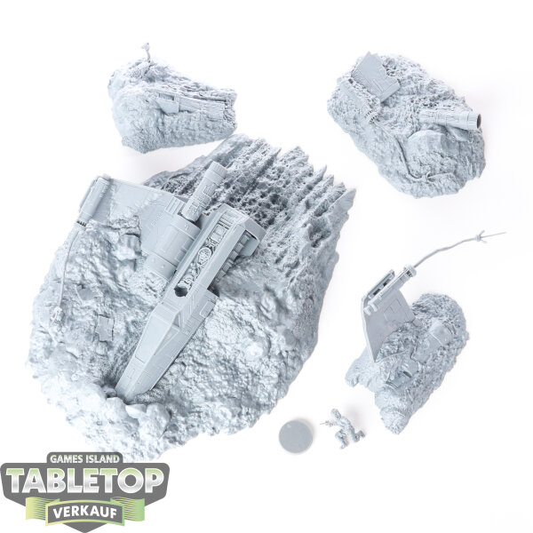 Gelände - Crashed X-wing Battlefield - unbemalt